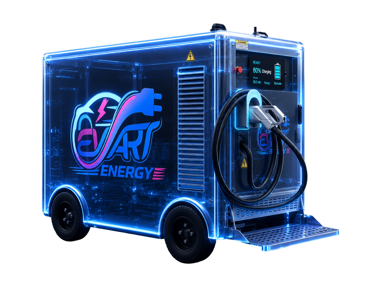 EV ART ENERGY mobile DC fast charger unit